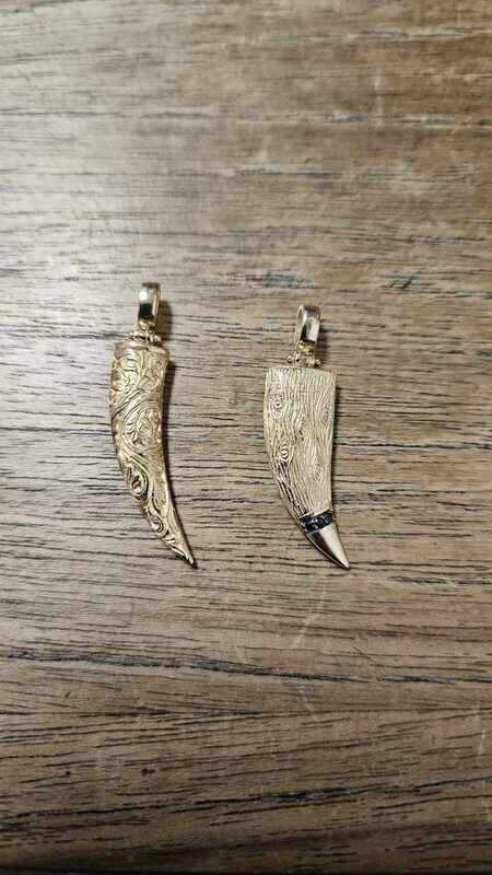 14K TOOTH PENDANT