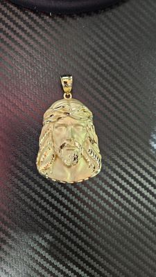 14K 2.75&quot; JESUS PENDANT