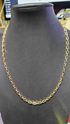 14K 3.5MM PAPERCLIP/HEAVY CHAIN
