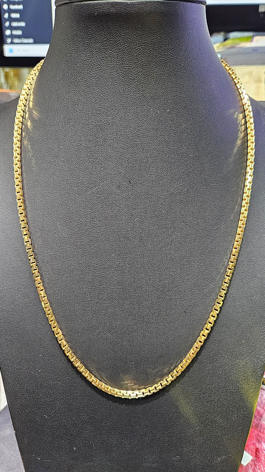 14K 3.2MM D/C BOX CHAIN