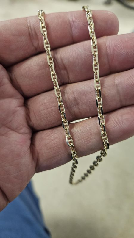 14K 3.5MM ANCHOR CHAIN