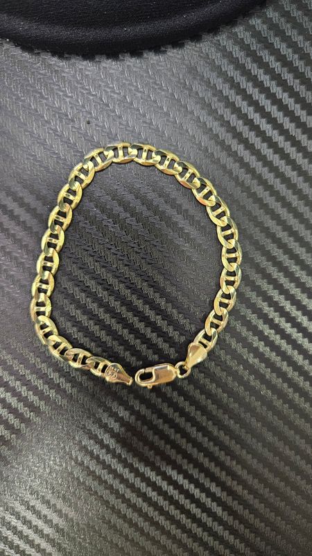 14K 6MM MARINER BRACELET