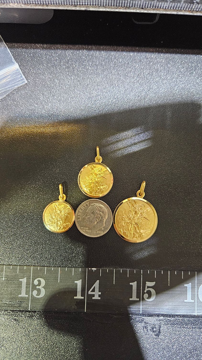 14K SAINT MICHAEL PENDANT