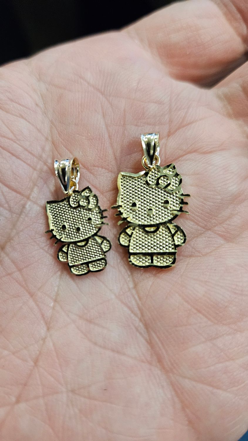 14K HELLO KITTY PENDANTS