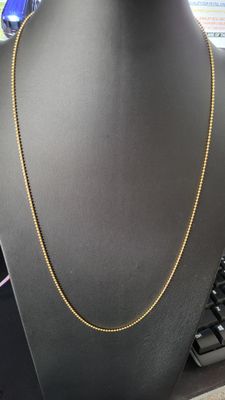 14K 1.5MM BALL CHAIN