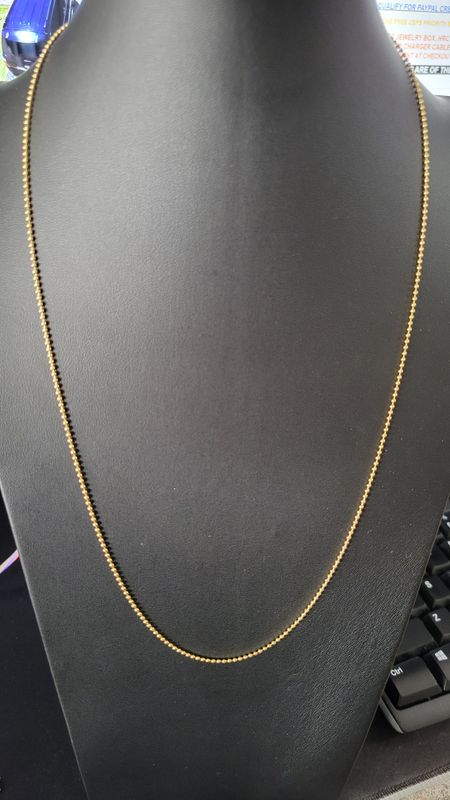 14K 1.5MM BALL CHAIN