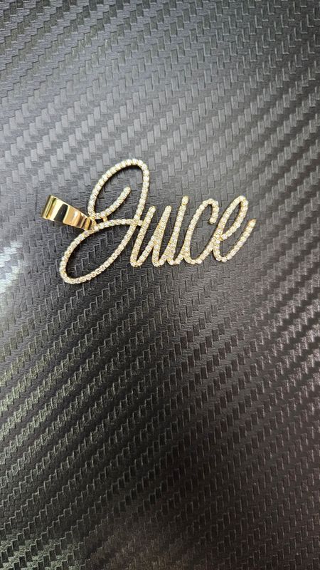 CUSTOM 14K NAME PLATE
