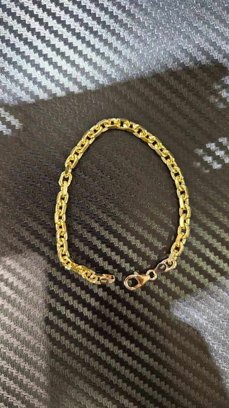 14K 4MM HEAVY LINK BRACELET