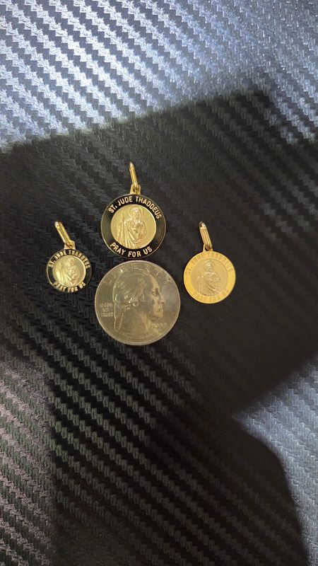 14K SAINT JUDAS PENDANT V2