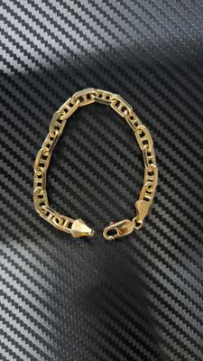 14K 7MM ANCHOR BRACELET