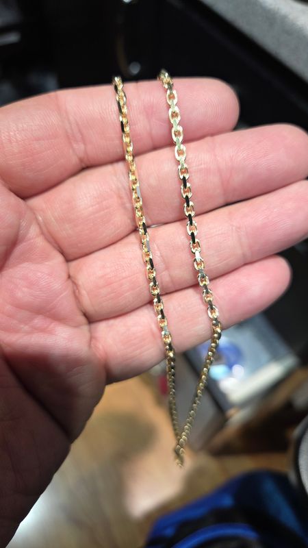 14K 2.5MM HEAVY LINK NECKLACE