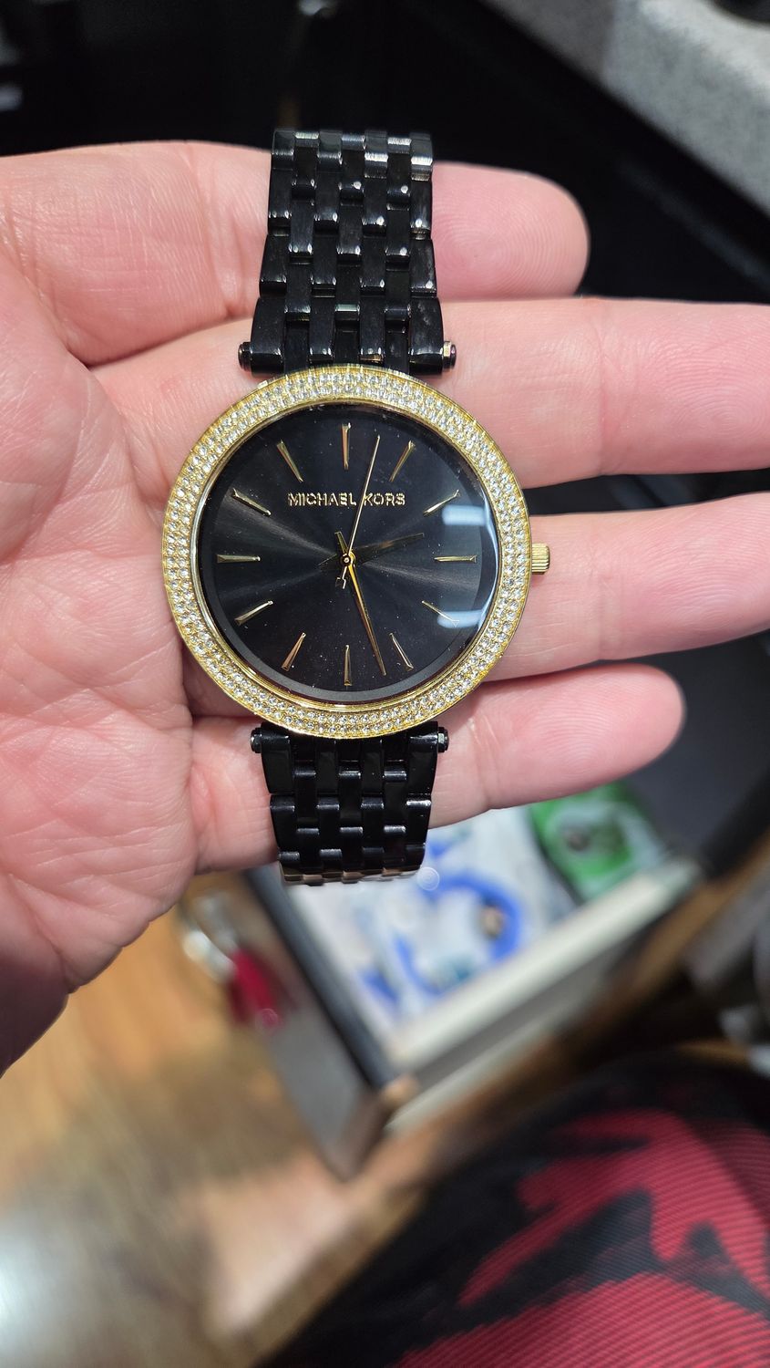 MISC USED DESIGNER WATCHES!, ONLY 1 OF EACH!: 1-MICHAEL KORS MK-3322 SIZE 6