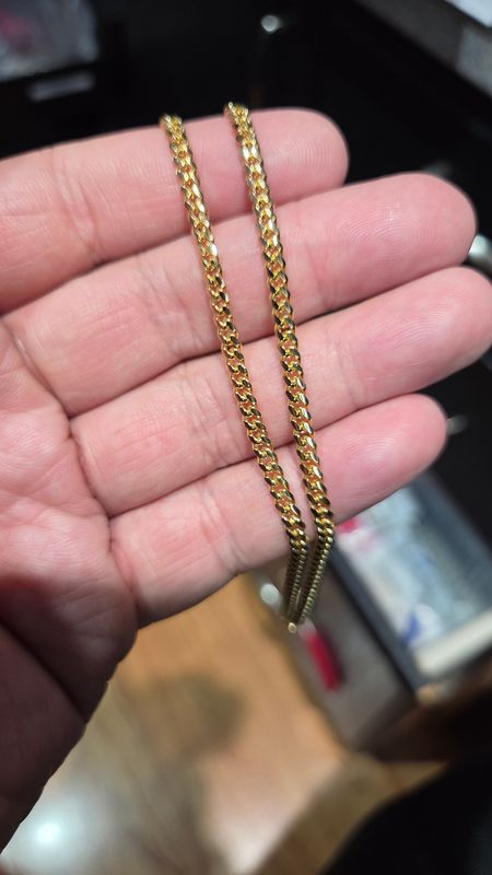 22K 3.5MM MIAMI CUBAN CHAINS &amp; BRACELETS