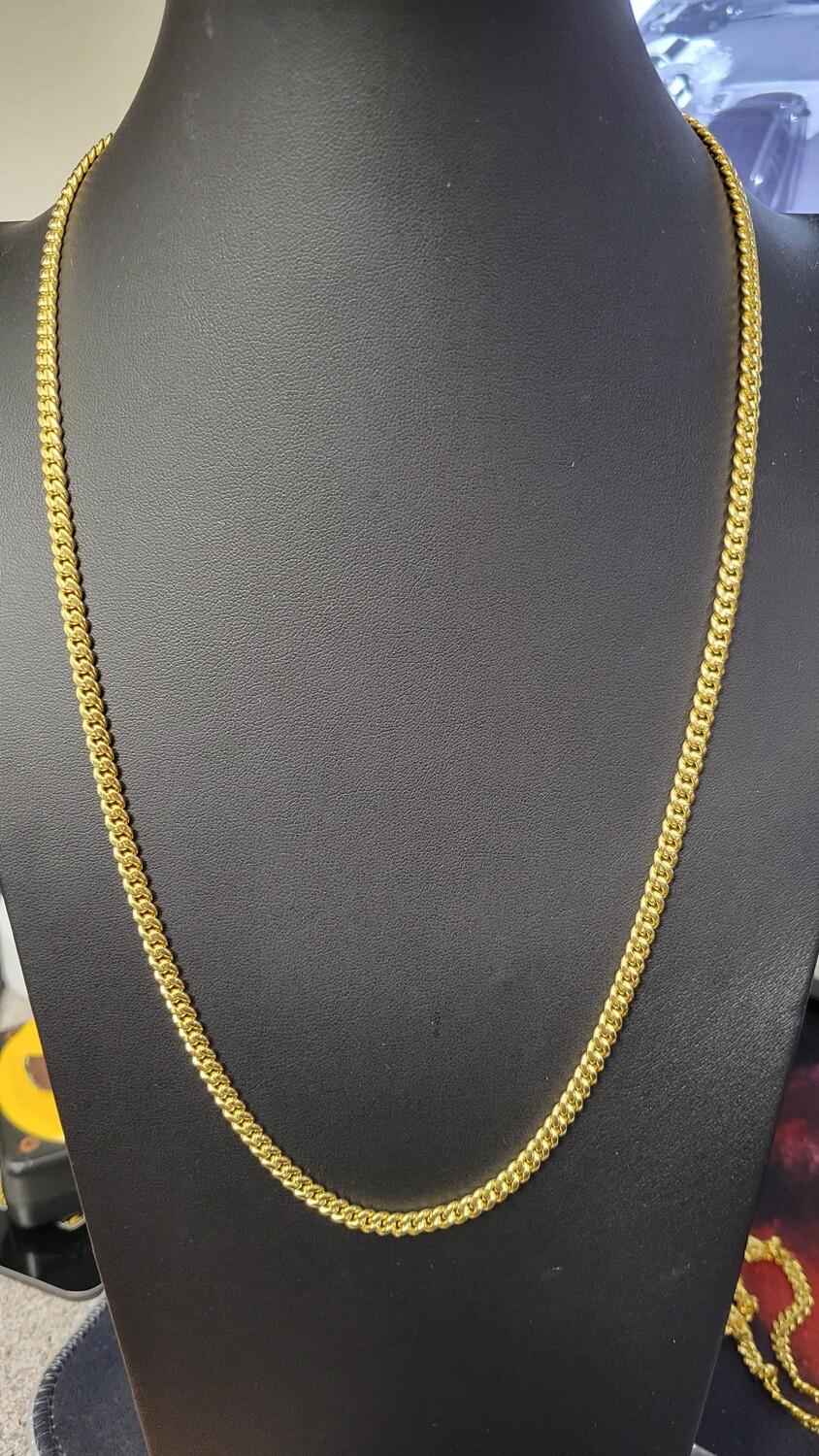 14K 4MM MIAMI CUBAN CHAIN