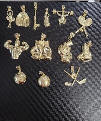 14K MISC SPORTS PENDANTS