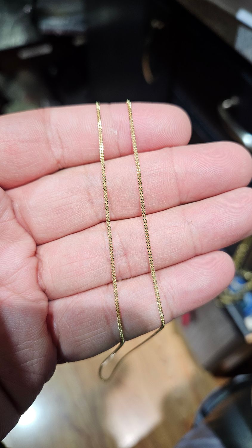 14K 1.2MM BABY CURB CHAIN