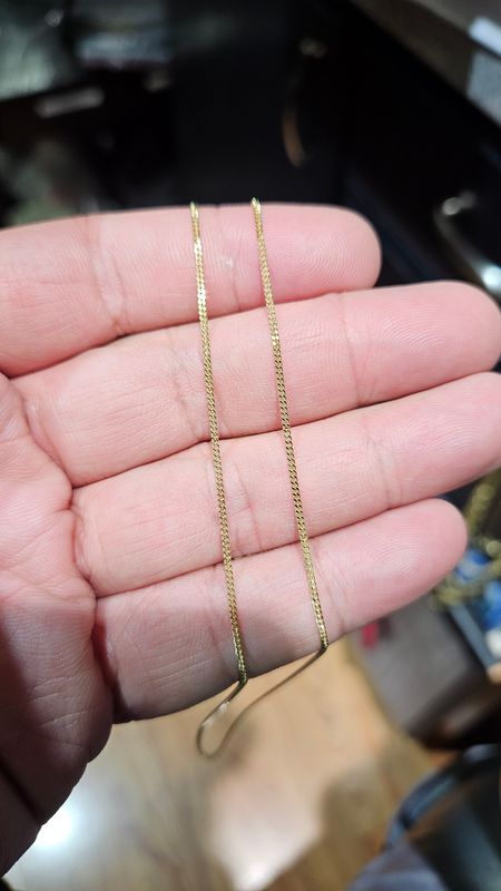 14K 1.2MM BABY CURB CHAIN