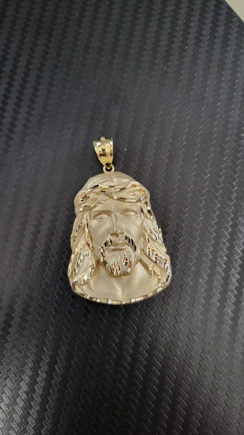 14K 2.25" JESUS PENDANT