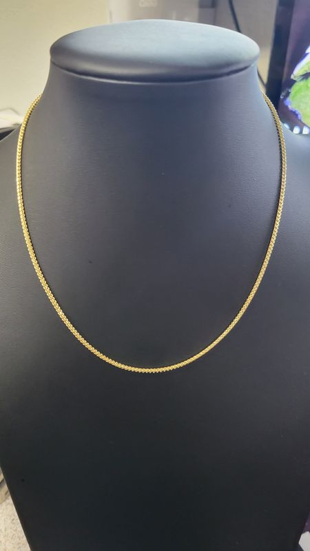 14K 1.7MM DIAMOND CUT FRANCO CHAIN