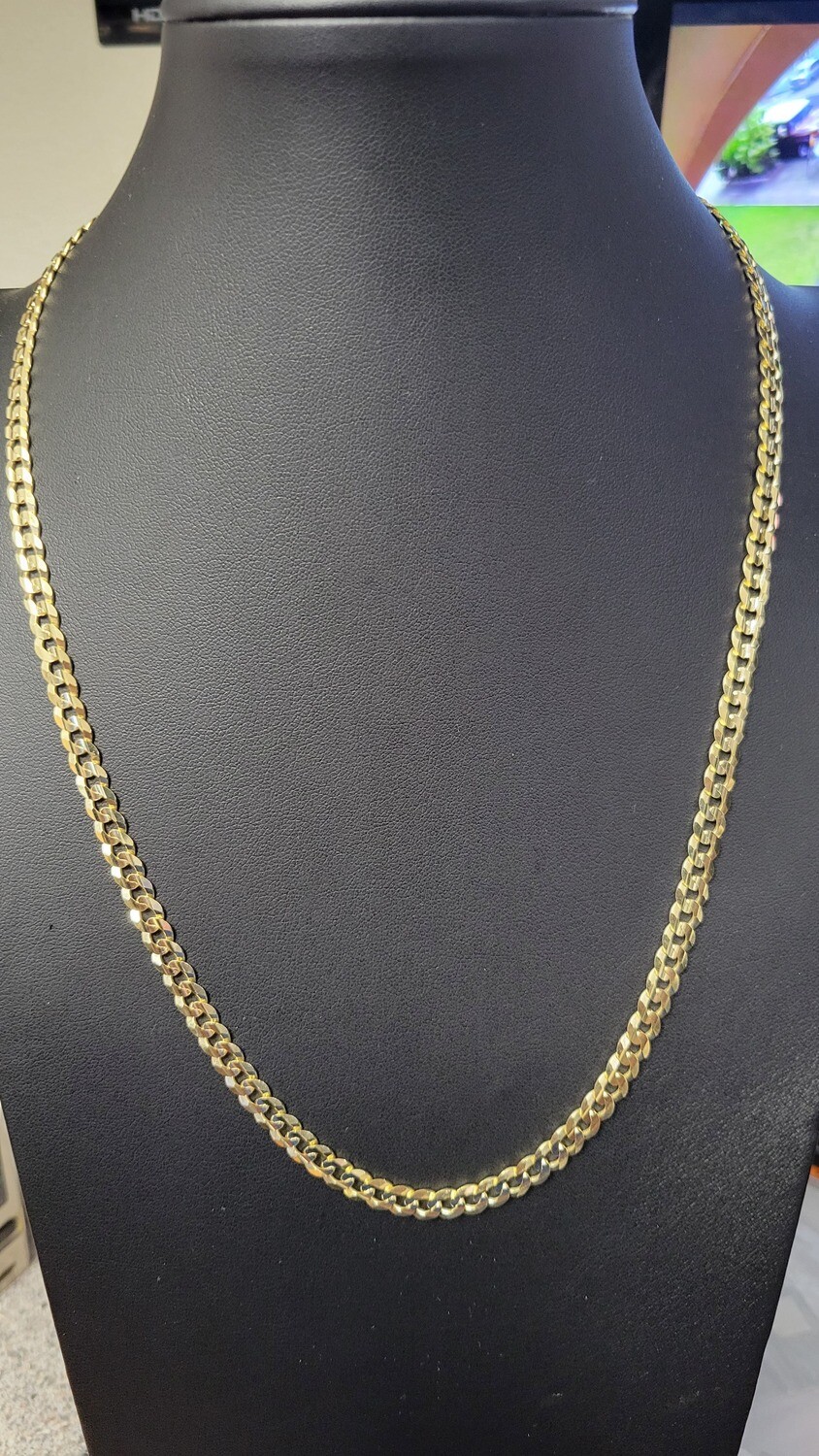 14K 5.5MM FLAT CURB CHAIN