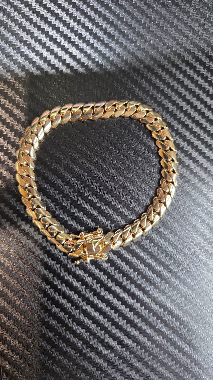 14K 8.5MM MIAMI CUBAN BRACELET