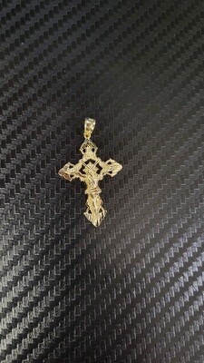 14K 1.5" INRI CRUCIFIX CROSS