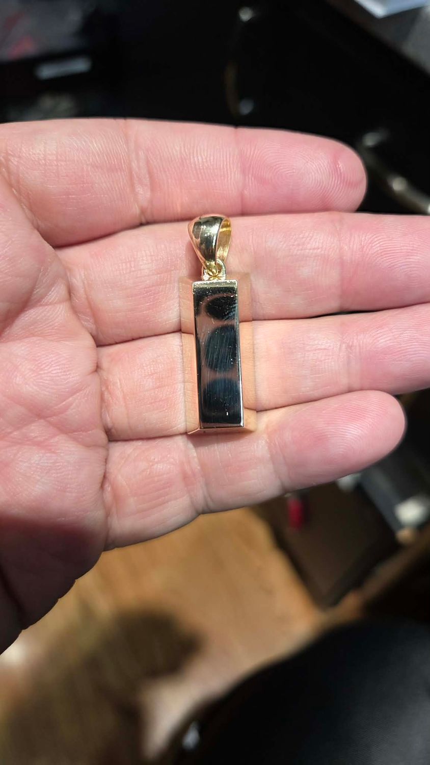 (USED) 14K 1.6" 1OZ GOLD BAR