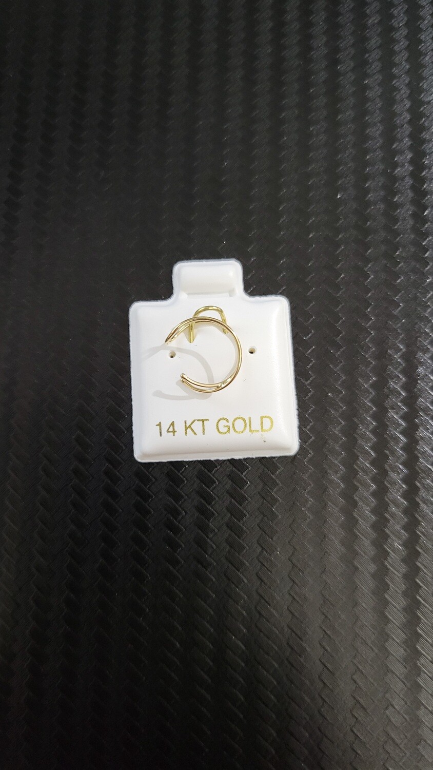 14K "X" CUFF EARRING