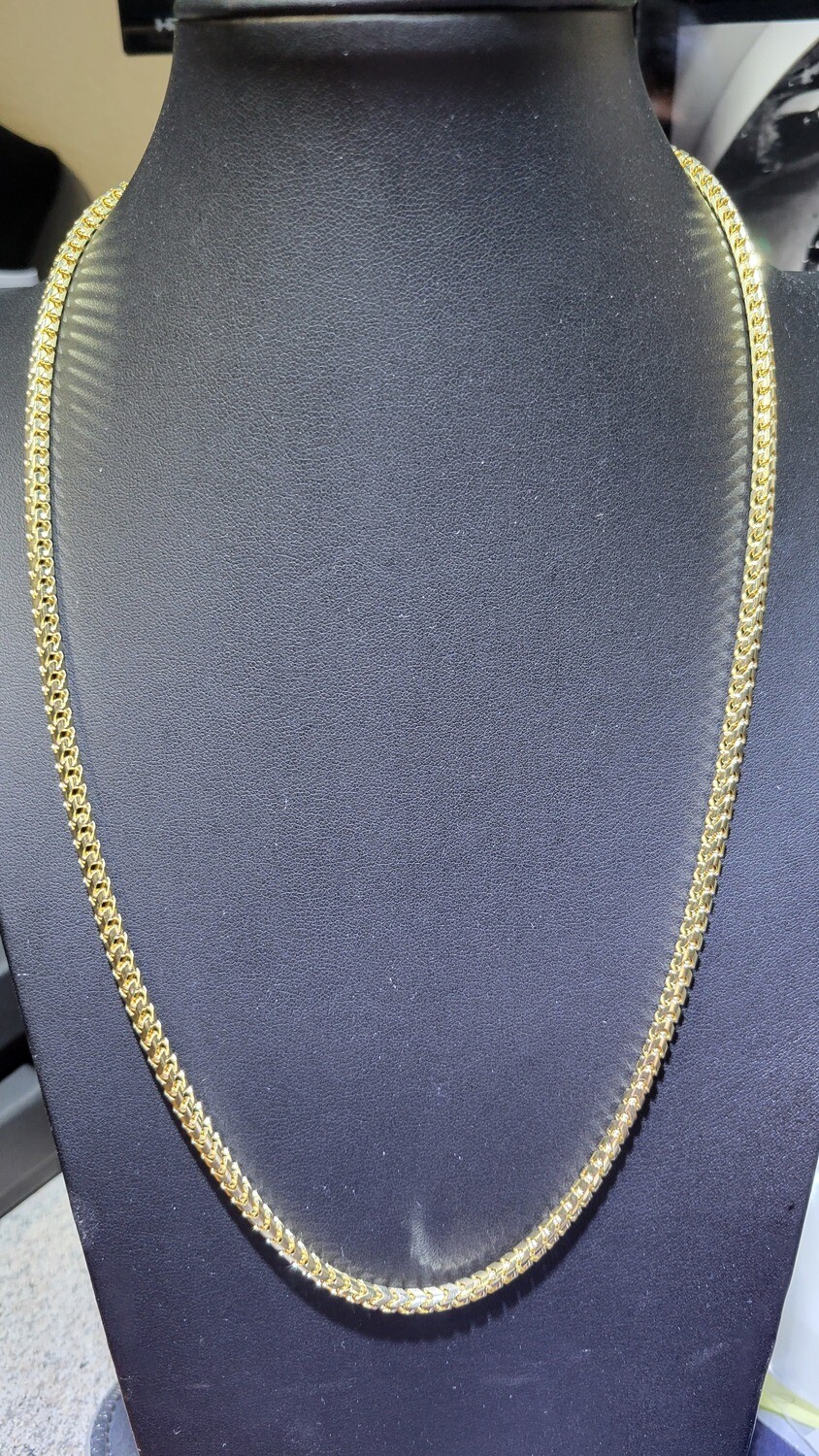 14K 3.7MM PLAIN  FRANCO CHAIN