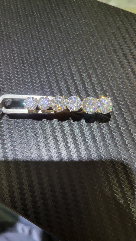 14K MOISSANITE EARRING STUDS