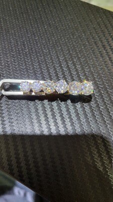 14K MOISSANITE EARRING STUDS