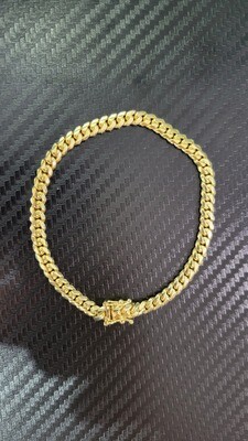 14K 5MM MIAMI CUBAN BRACELET