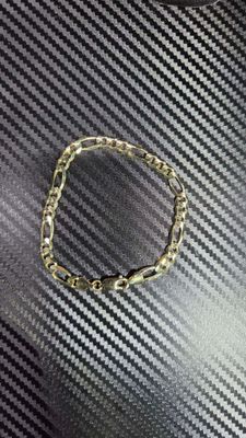 14K 6MM FIGARO BRACELET
