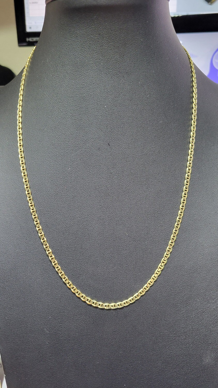 14K 3MM  MARINER CHAIN