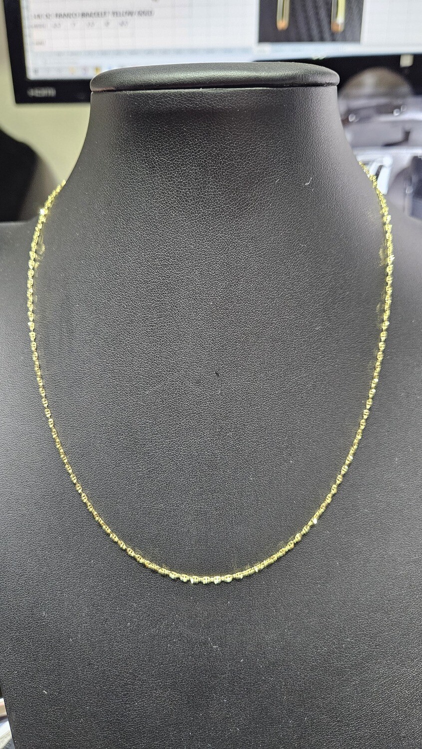 14K 1.3MM ANCHOR CHAIN