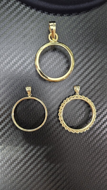 14K 1 OZ AMERICAN EAGLE BEZELS