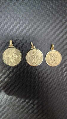 14K SAINT CHRISTOPHER PENDANT