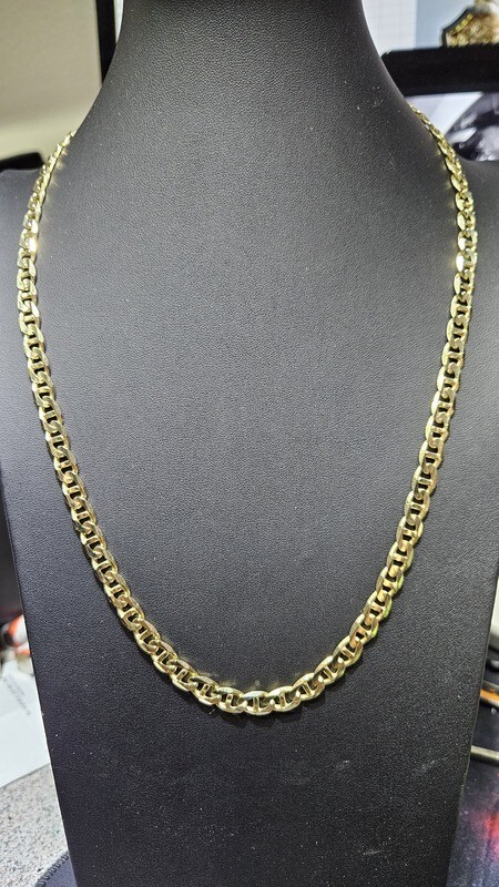 14K 7MM "GUCCI" MARINER CHAIN