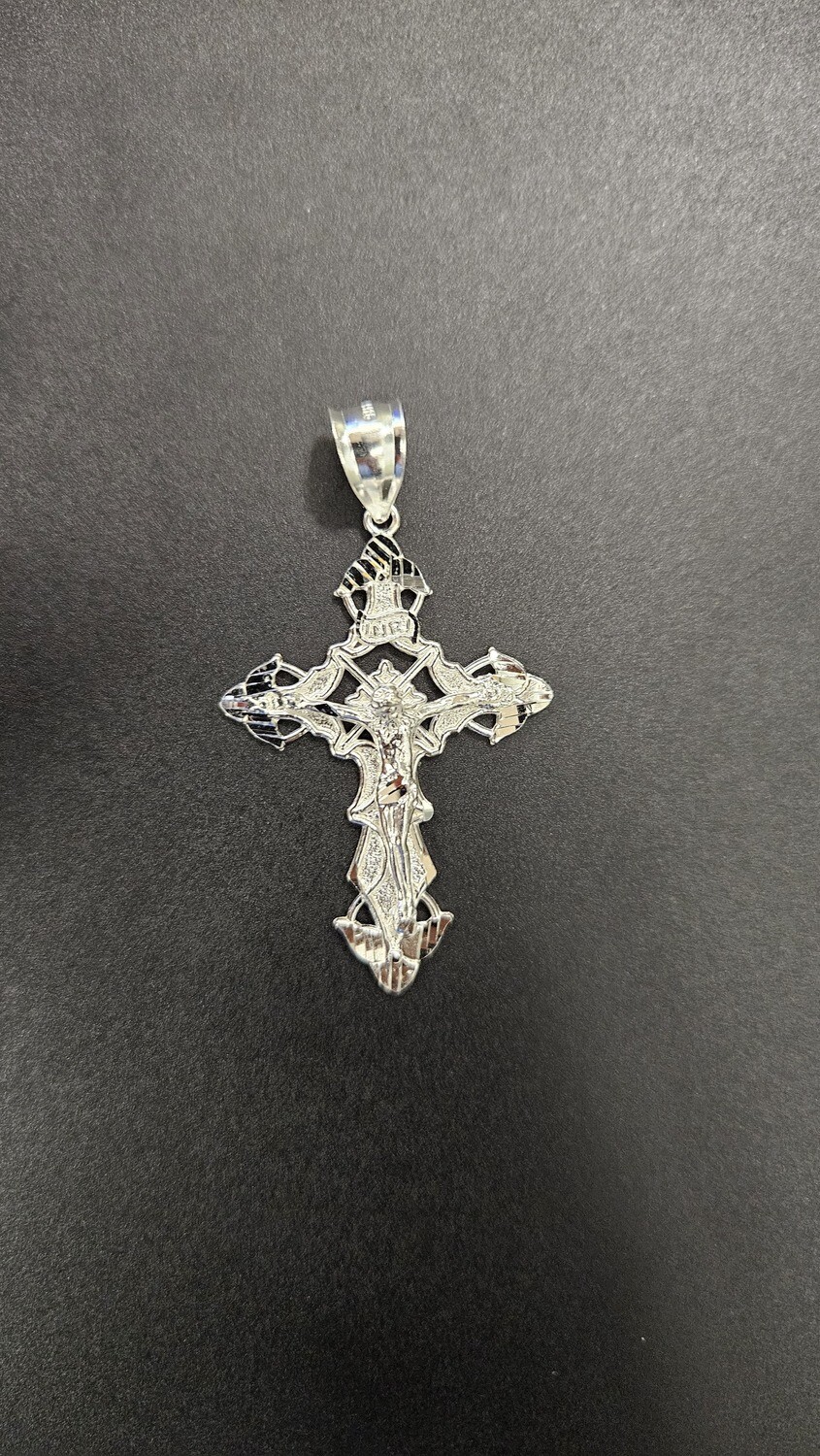 925 STERLING 2" INRI CRUCIFIX CROSS
