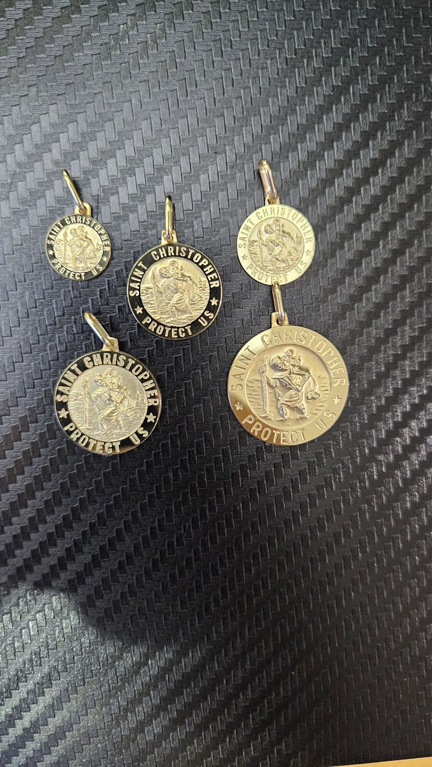 14K SAINT CHRISTOPHER PENDANT V2