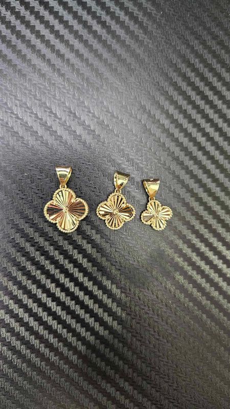 14K DC CLOVER PENDANTS, BRACELET, &amp; NECKLACES