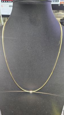 14K 1.2MM BOX CHAIN