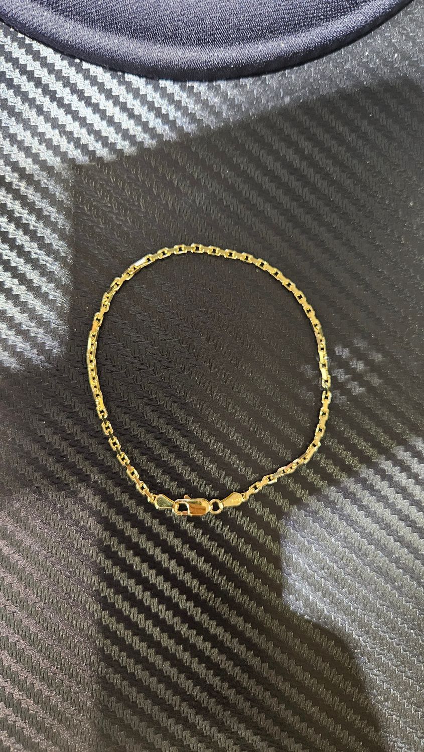 14K 2MM HEAVY LINK BRACELET