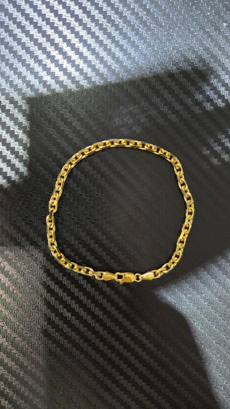 14K 3.3MM HEAVY LINK BRACELET