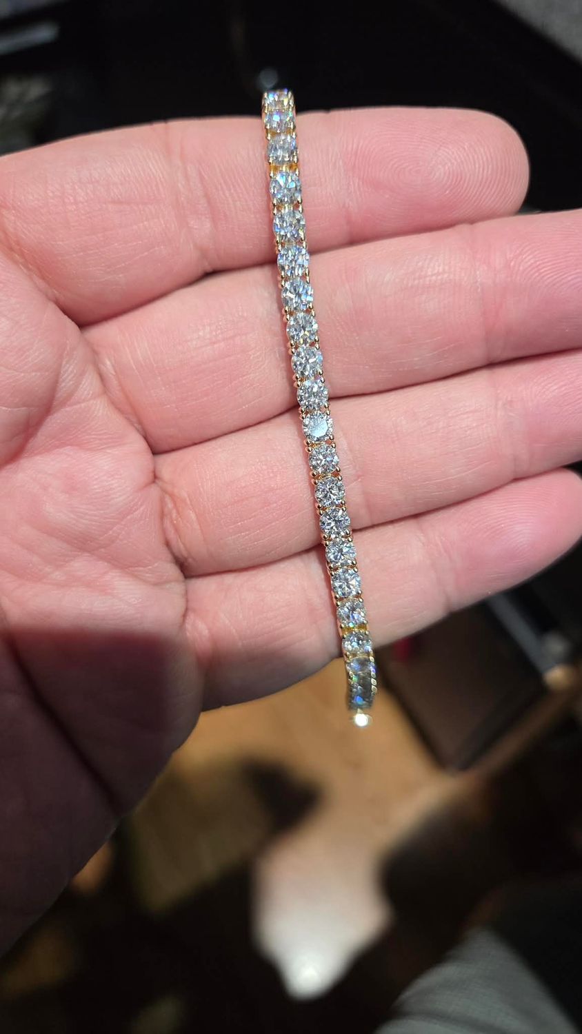 14K 4MM DIAMOND TENNIS BRACELET