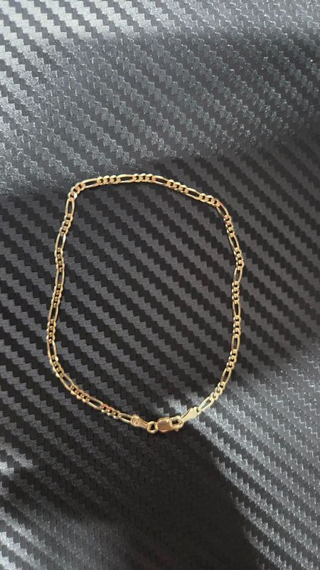 14K 2.3MM FIGARO BRACELET