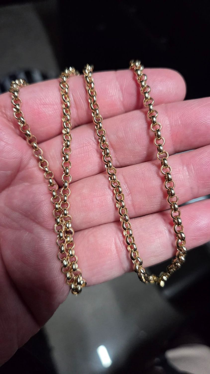 14K 4MM ROLO CHAIN