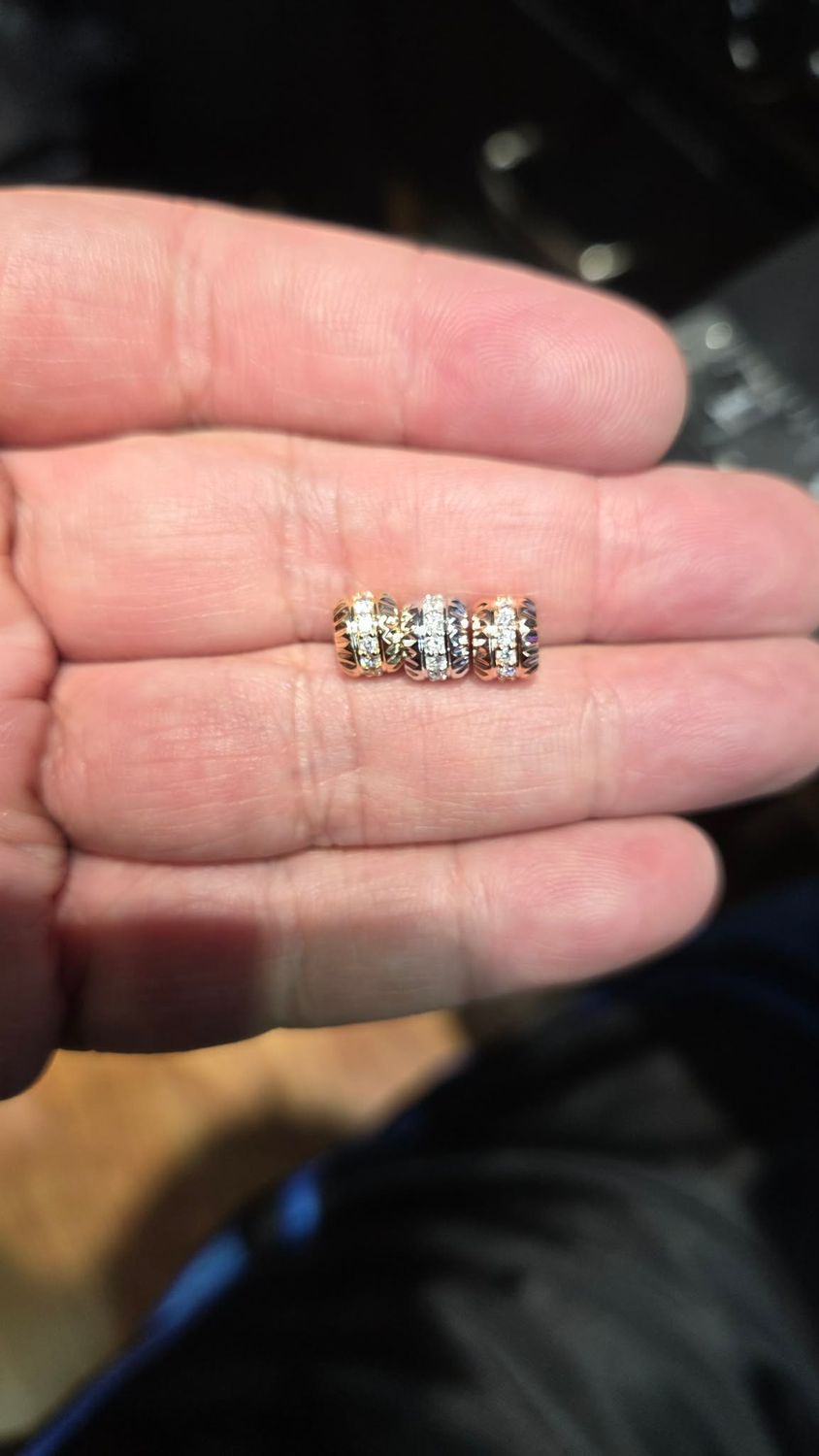 14K 5.8MM .20 CARAT DIAMOND BEAD