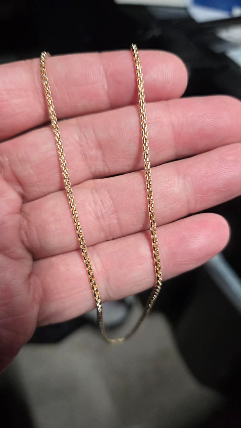 14K 2MM ROUND BOX CHAIN