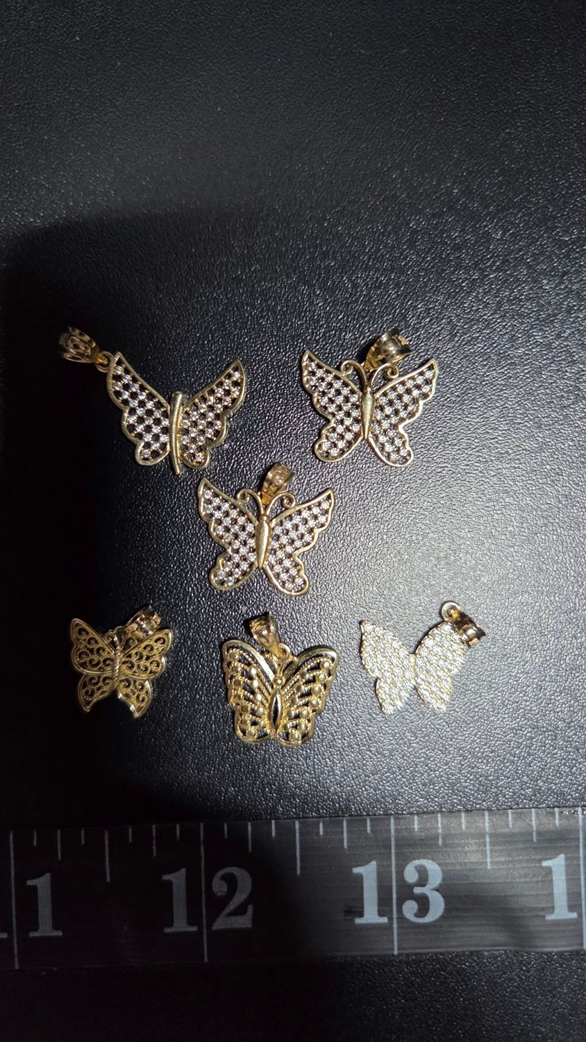 14KBUTTERFLY PENDANTS